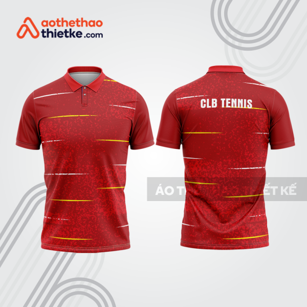 Mẫu thiết kế áo có cổ đồng phục thi đấu quần vợt tn1251