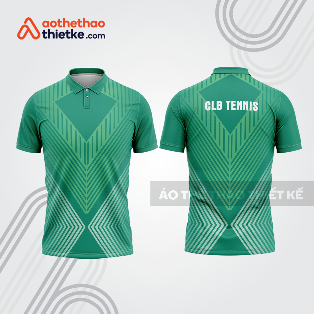 Mẫu thiết kế áo có cổ đồng phục thi đấu quần vợt tn1252