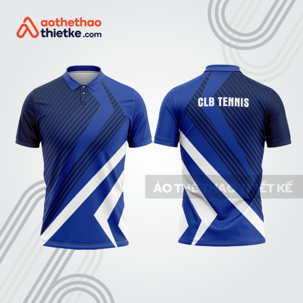 Mẫu thiết kế áo có cổ đồng phục thi đấu quần vợt tn1253