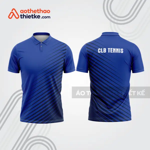 Mẫu thiết kế áo có cổ đồng phục thi đấu quần vợt tn1258