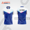 Mẫu thiết kế áo có cổ đồng phục thi đấu quần vợt tn1277