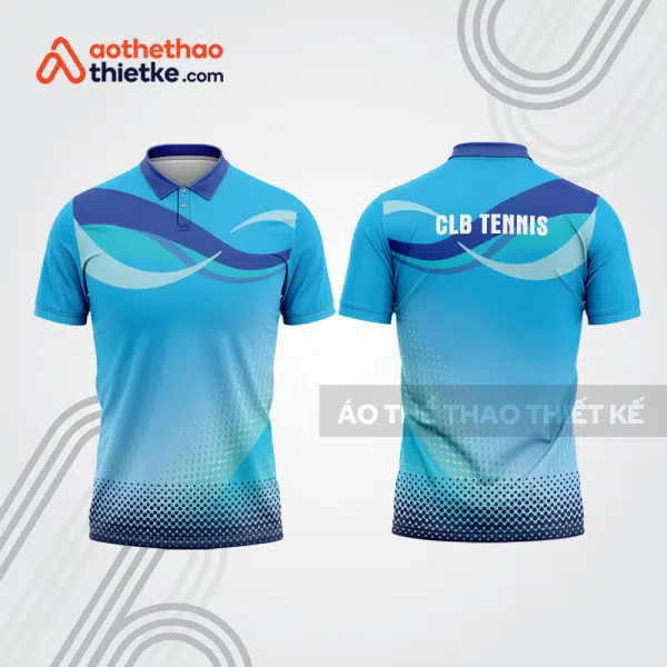 Mẫu thiết kế áo có cổ đồng phục thi đấu quần vợt tn1303
