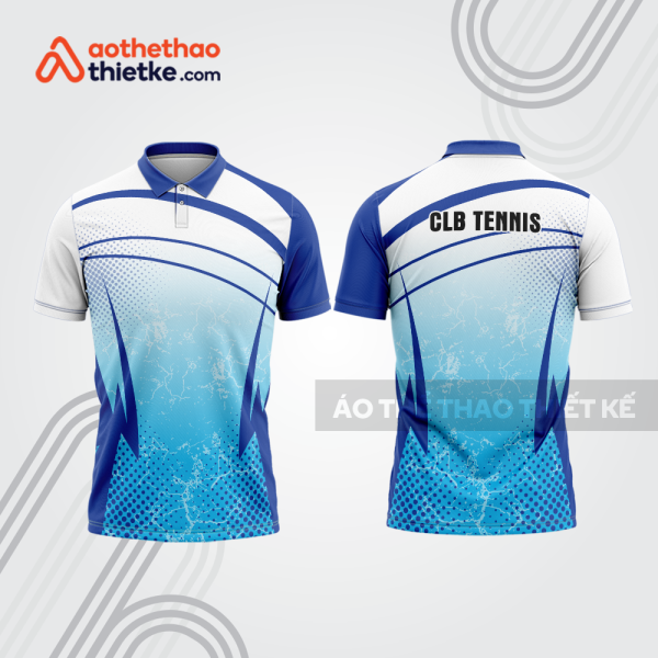 Mẫu thiết kế áo có cổ đồng phục thi đấu quần vợt tn1316