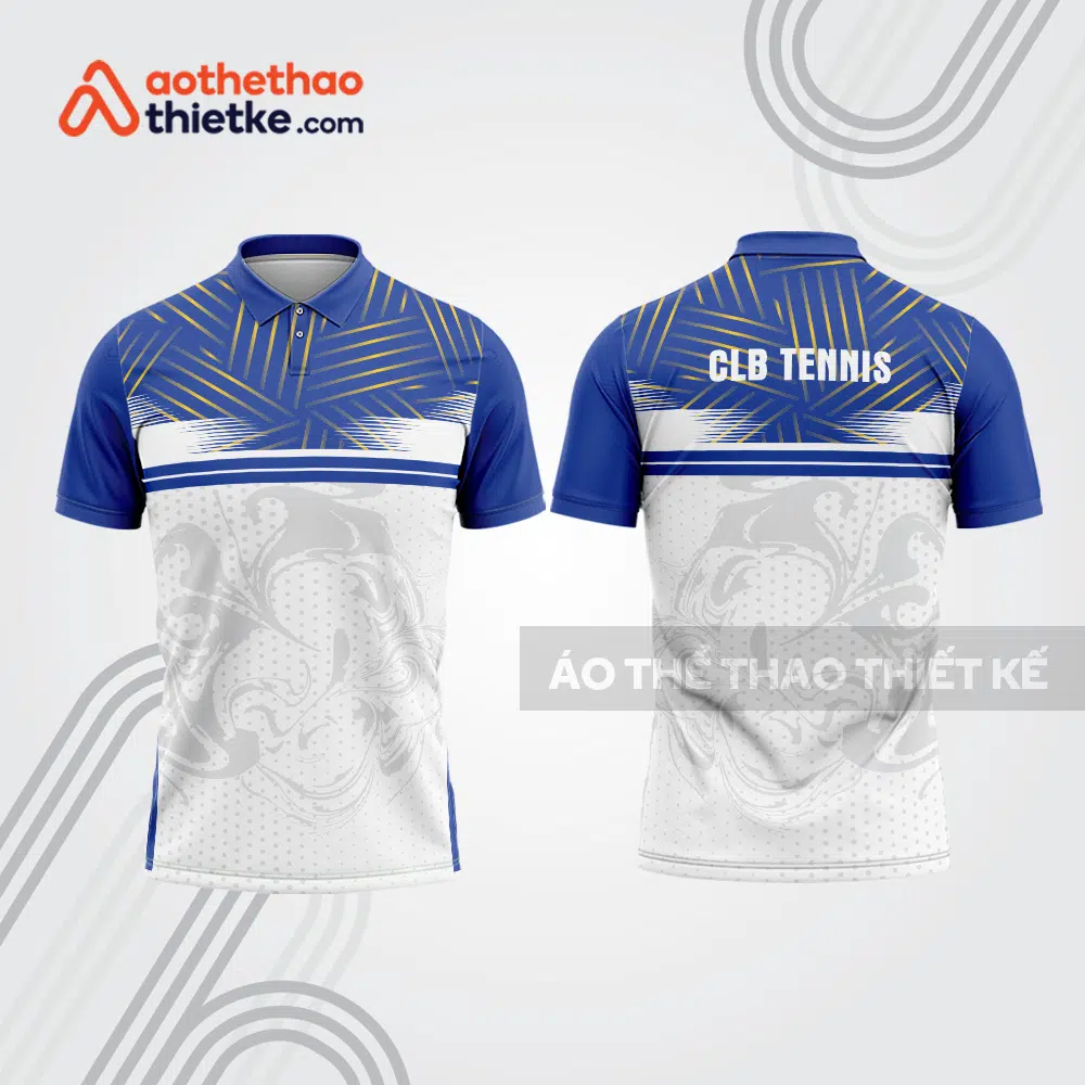 Mẫu thiết kế áo có cổ đồng phục thi đấu quần vợt tn1332