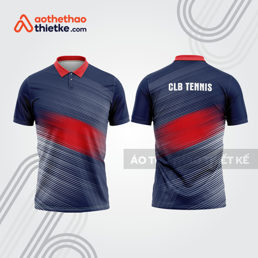 Mẫu thiết kế áo có cổ đồng phục thi đấu quần vợt tn1334