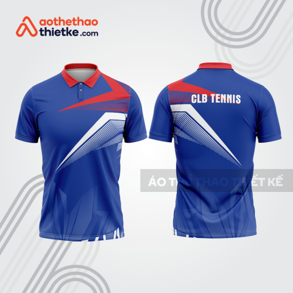 Mẫu thiết kế áo có cổ đồng phục thi đấu quần vợt tn1337
