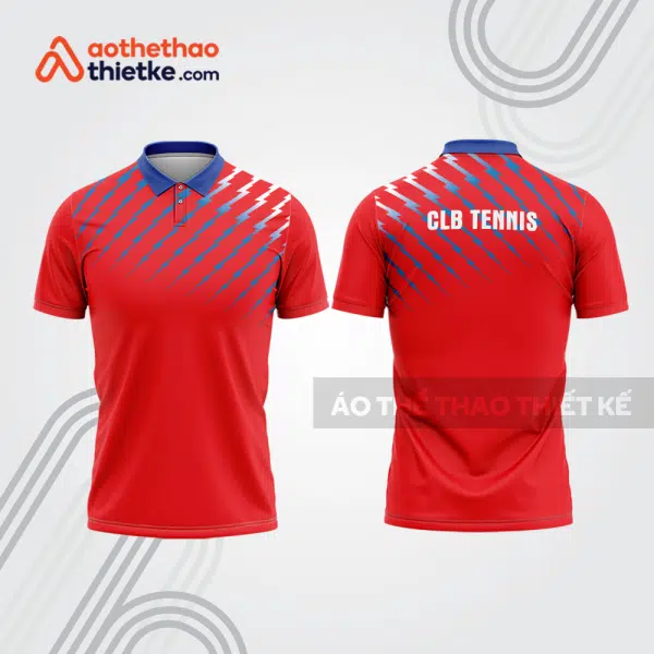 Mẫu thiết kế áo có cổ đồng phục thi đấu quần vợt tn1342