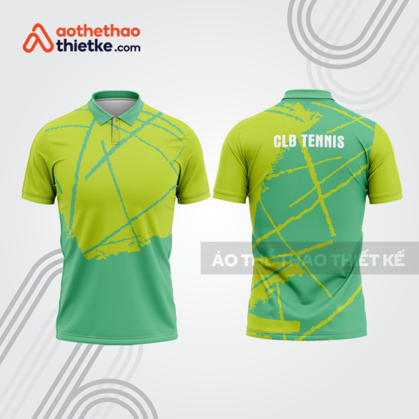 Mẫu thiết kế áo có cổ đồng phục thi đấu quần vợt tn1350