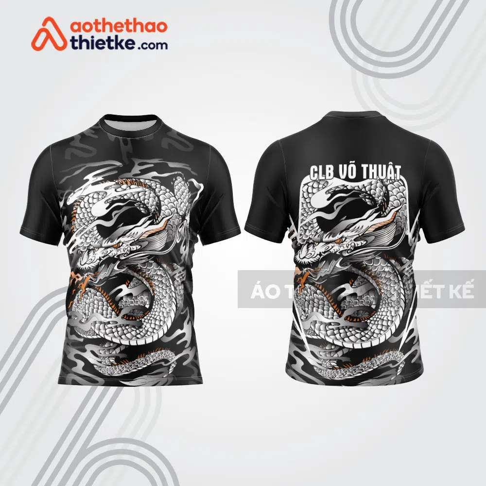 Mẫu thiết kế áo t-shirt võ thuật vt34
