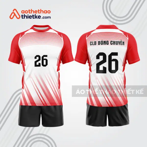 Mẫu thiết kế quần áo đồng phục thi đấu bóng chuyền bc1094