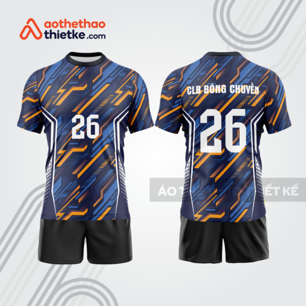 Mẫu thiết kế quần áo đồng phục thi đấu bóng chuyền bc1098