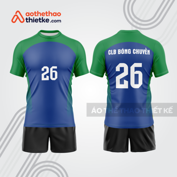 Mẫu thiết kế quần áo đồng phục thi đấu bóng chuyền bc1100