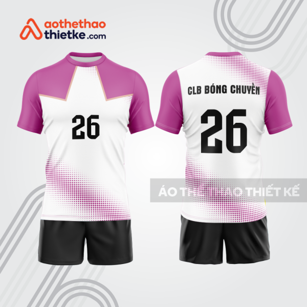 Mẫu thiết kế quần áo đồng phục thi đấu bóng chuyền bc1102