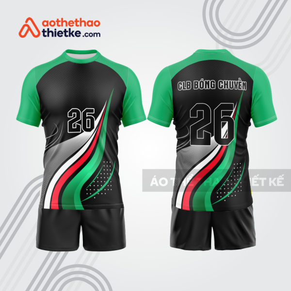 Mẫu thiết kế quần áo đồng phục thi đấu bóng chuyền bc1110