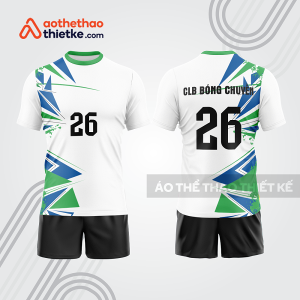 Mẫu thiết kế quần áo đồng phục thi đấu bóng chuyền bc1116