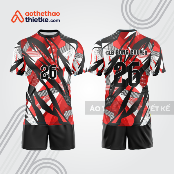 Mẫu thiết kế quần áo đồng phục thi đấu bóng chuyền bc1119