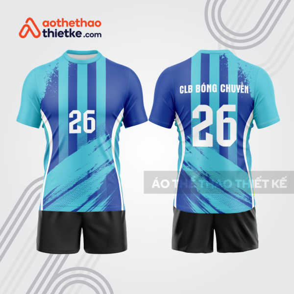 Mẫu thiết kế quần áo đồng phục thi đấu bóng chuyền bc1120
