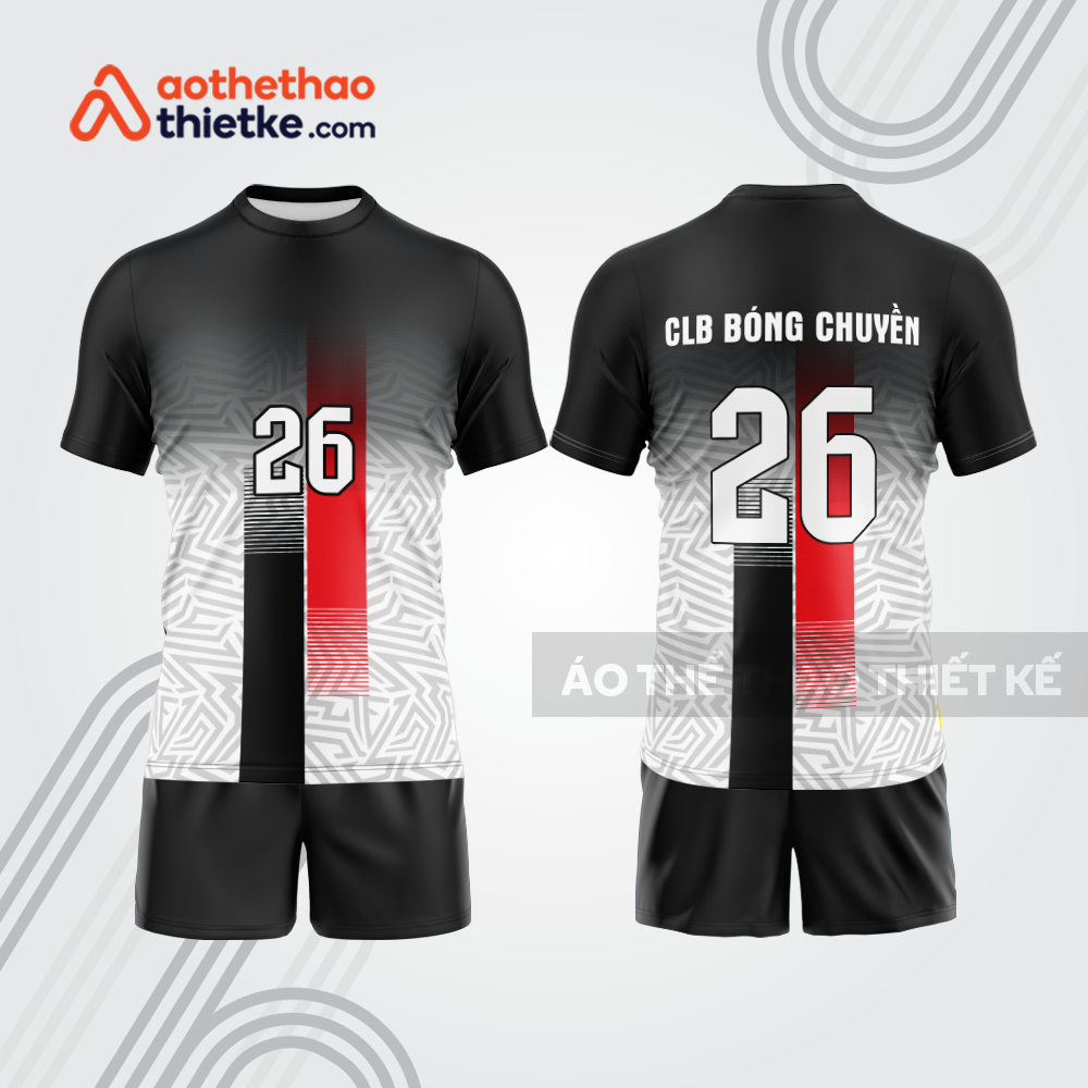 Mẫu thiết kế quần áo đồng phục thi đấu bóng chuyền bc1121