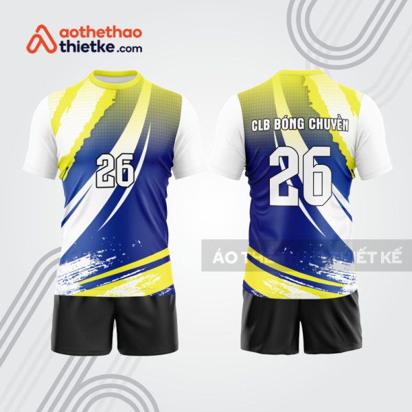 Mẫu thiết kế quần áo đồng phục thi đấu bóng chuyền bc1124