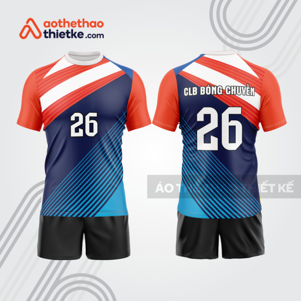 Mẫu thiết kế quần áo đồng phục thi đấu bóng chuyền bc1126