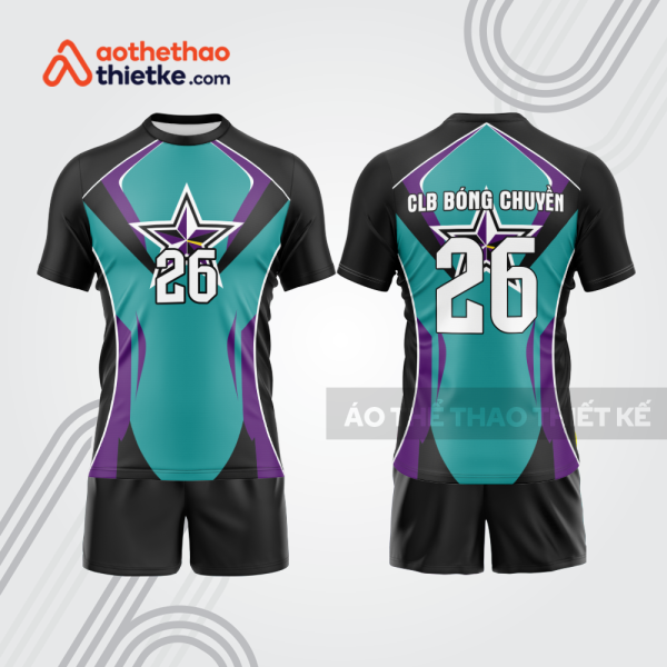 Mẫu thiết kế quần áo đồng phục thi đấu bóng chuyền bc1132