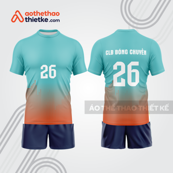 Mẫu thiết kế quần áo đồng phục thi đấu bóng chuyền bc1136