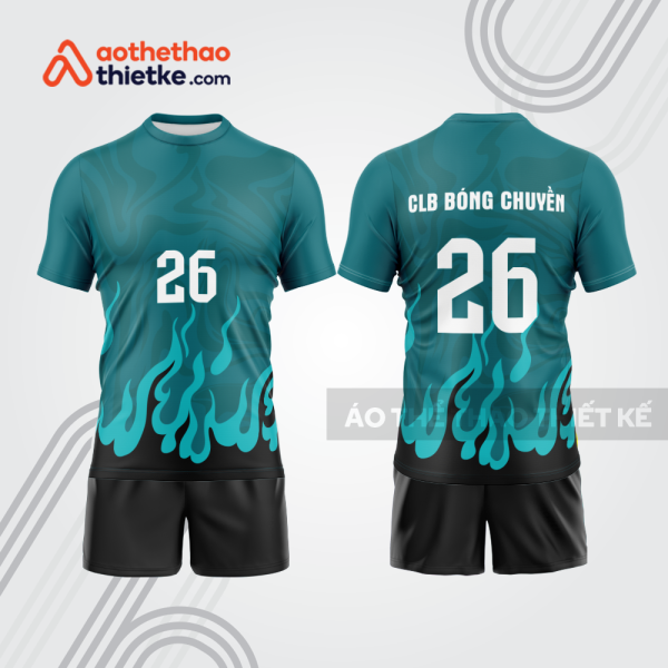 Mẫu thiết kế quần áo đồng phục thi đấu bóng chuyền bc1137