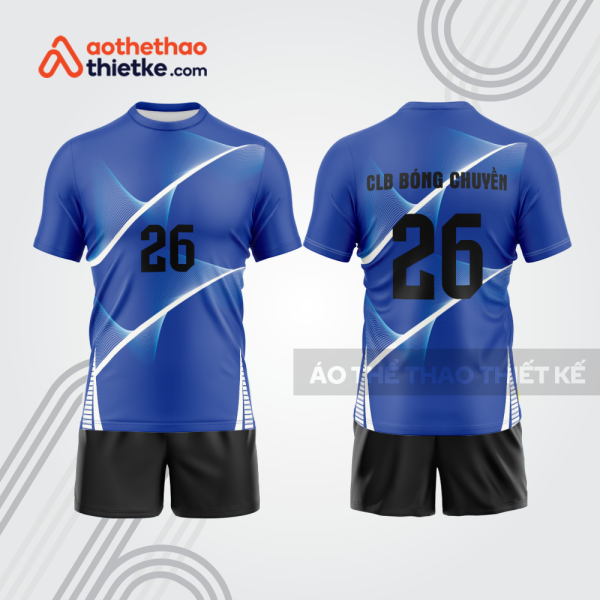 Mẫu thiết kế quần áo đồng phục thi đấu bóng chuyền bc1138
