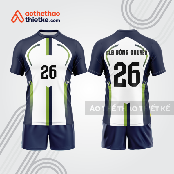 Mẫu thiết kế quần áo đồng phục thi đấu bóng chuyền bc1139