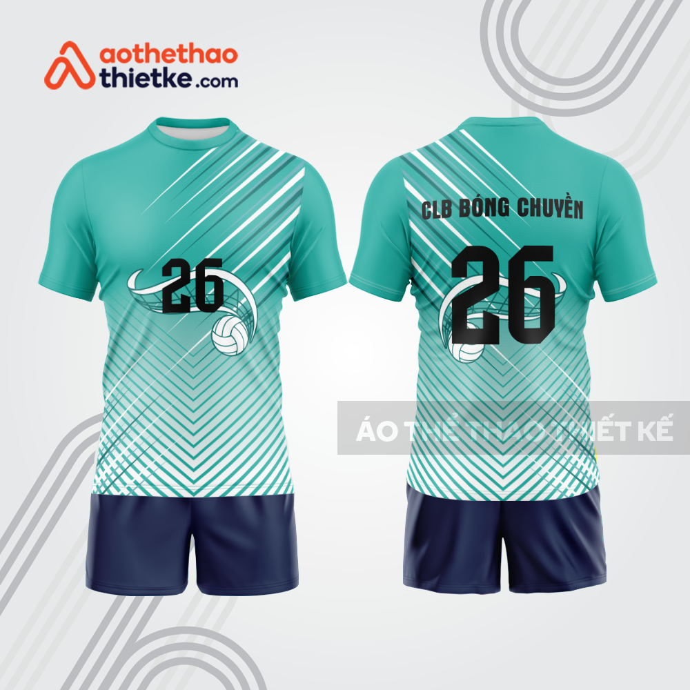 Mẫu thiết kế quần áo đồng phục thi đấu bóng chuyền bc1140