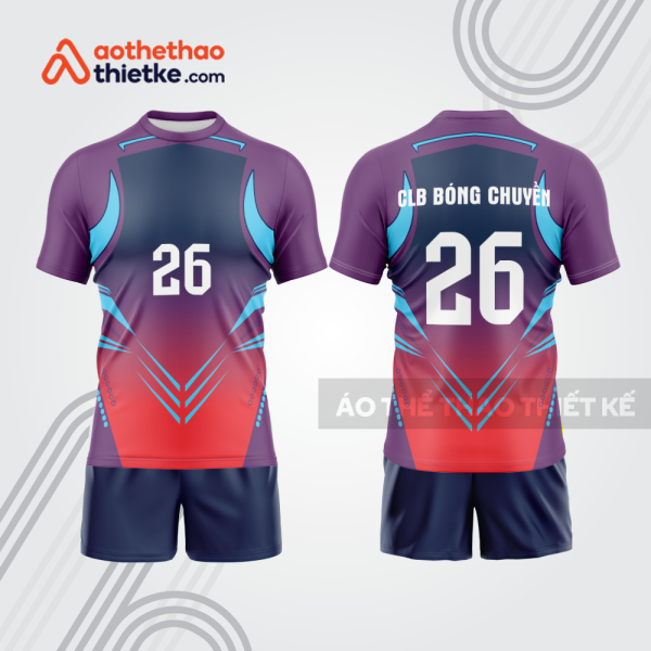 Mẫu thiết kế quần áo đồng phục thi đấu bóng chuyền bc1141