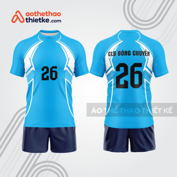 Mẫu thiết kế quần áo đồng phục thi đấu bóng chuyền bc1142