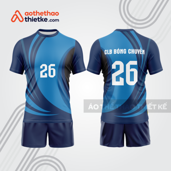 Mẫu thiết kế quần áo đồng phục thi đấu bóng chuyền bc1144