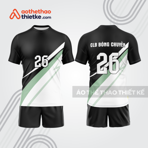 Mẫu thiết kế quần áo đồng phục thi đấu bóng chuyền bc1145