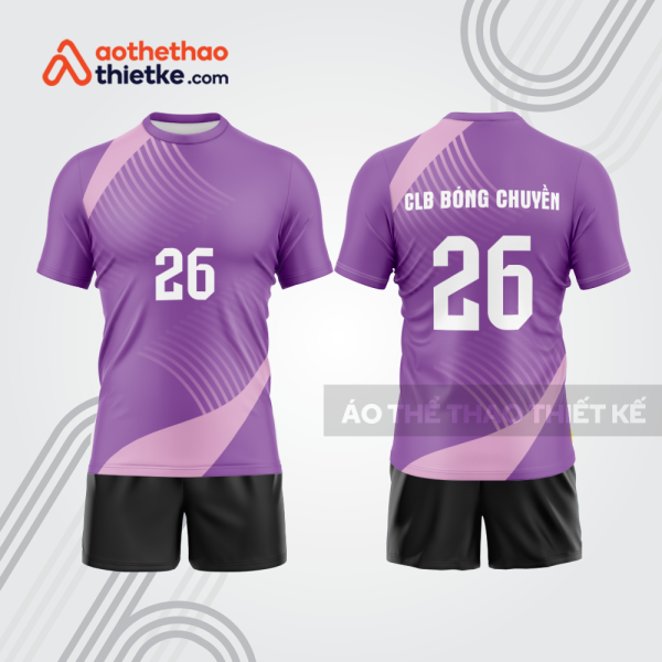 Mẫu thiết kế quần áo đồng phục thi đấu bóng chuyền bc1151