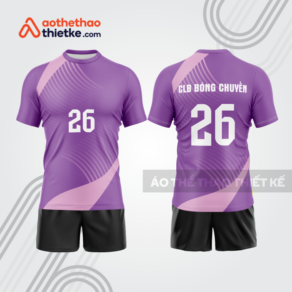 Mẫu thiết kế quần áo đồng phục thi đấu bóng chuyền bc1151