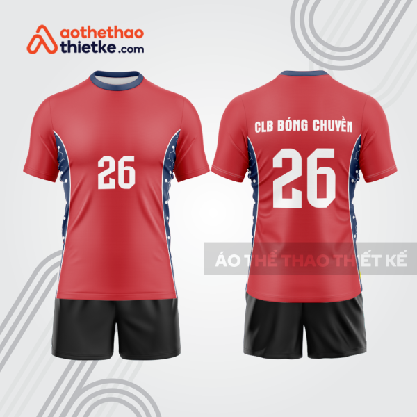 Mẫu thiết kế quần áo đồng phục thi đấu bóng chuyền bc1152