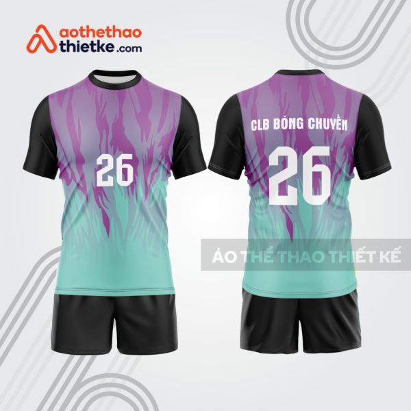 Mẫu thiết kế quần áo đồng phục thi đấu bóng chuyền bc1153