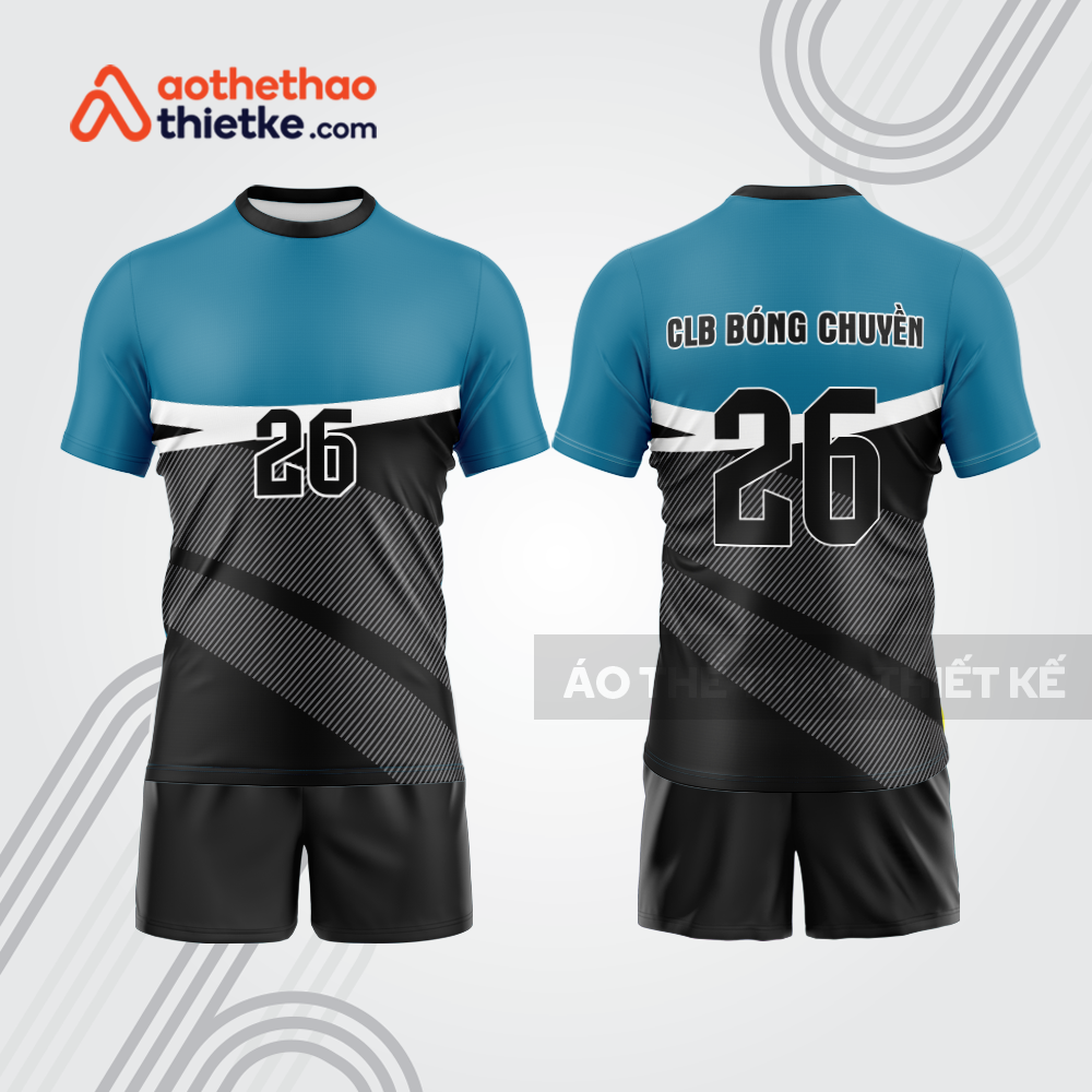 Mẫu thiết kế quần áo đồng phục thi đấu bóng chuyền bc1154