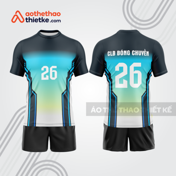 Mẫu thiết kế quần áo đồng phục thi đấu bóng chuyền bc1158