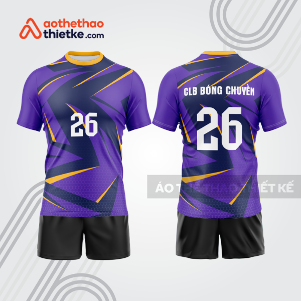 Mẫu thiết kế quần áo đồng phục thi đấu bóng chuyền bc1161