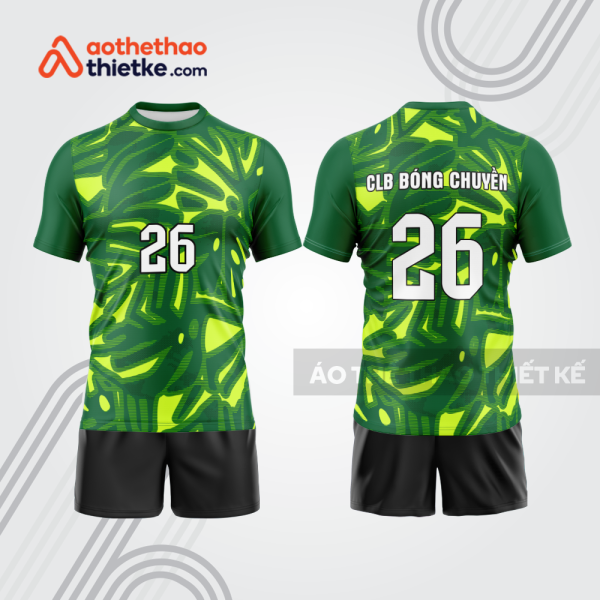 Mẫu thiết kế quần áo đồng phục thi đấu bóng chuyền bc1162