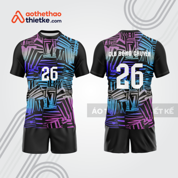 Mẫu thiết kế quần áo đồng phục thi đấu bóng chuyền bc1163