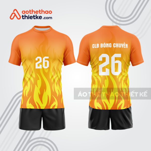 Mẫu thiết kế quần áo đồng phục thi đấu bóng chuyền bc1165