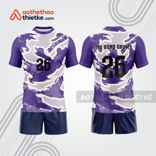 Mẫu thiết kế quần áo đồng phục thi đấu bóng chuyền bc1166