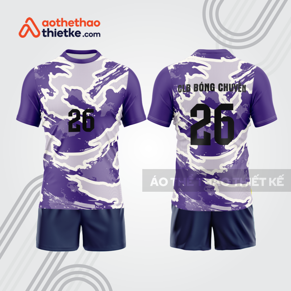 Mẫu thiết kế quần áo đồng phục thi đấu bóng chuyền bc1166