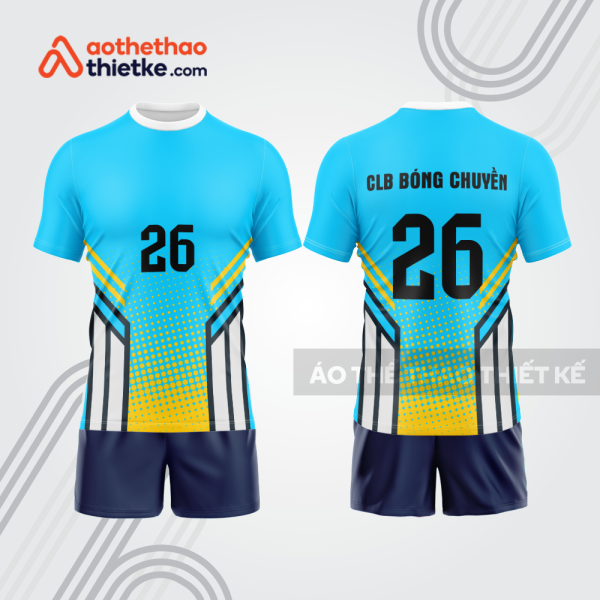 Mẫu thiết kế quần áo đồng phục thi đấu bóng chuyền bc1169