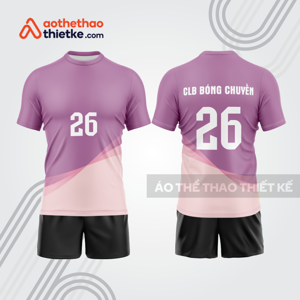 Mẫu thiết kế quần áo đồng phục thi đấu bóng chuyền bc1171