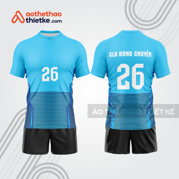 Mẫu thiết kế quần áo đồng phục thi đấu bóng chuyền bc1177