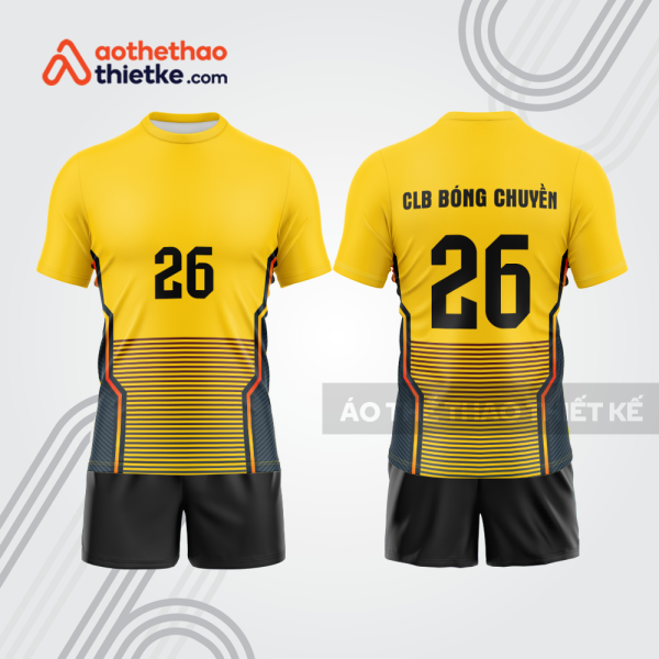 Mẫu thiết kế quần áo đồng phục thi đấu bóng chuyền bc1183